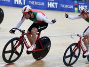 Tristan Marguet (links) verpasst mit Théry Schir im Madison den Final (Bild: KEYSTONE/AP/KIN CHEUNG)