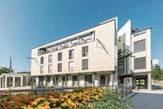 Im Haus des ehemaligen Hotel Lorze werden Ärzte einquartiert. (Bild: PD)