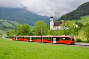 Der "Walzer" bei der Testfahrt in Schwende. (Bild: pd)