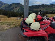 Auch die Arther Feuerwehr war vor Ort. (Bild: Geri Holdener/Bote der Urschweiz)