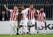 In der letzten Saison schaffte Olympiakos Piräus die Qualifikation für die Champions-League-Qualifikation. (Bild: Srdjan Stevanovic/Getty (Belgrad, 25. Juli 2017))