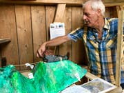 Leo Kessler, Präsident des Heimatvereins Magdenau-Wolfertswil, hat die einstige Burg im Modell nachgebaut.