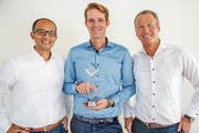Von links nach rechts: Richard Kobler, Sean Prescott und Alex Fancelli von Unity Investment. (Bild: PD)