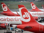Vor einem Jahr hat die Fluggesellschaft Air Berlin Insolvenz angemeldet. (Bild: KEYSTONE/EPA/CLEMENS BILAN)