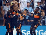 Houston Dynamo freut sich über den Einzug in den amerikanischen Cupfinal (Bild: KEYSTONE/AP/ORLIN WAGNER)