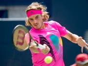 Stefanos Tsitsipas überzeugt nicht nur mit seinem Outfit (Bild: KEYSTONE/AP The Canadian Press/FRANK GUNN)