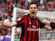Nikola Kalinic wechselt von der AC Milan nach Spanien zu Atlético Madrid (Bild: KEYSTONE/AP/ANTONIO CALANNI)