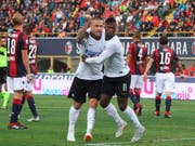 Radja Nainggolan schoss Inter in Bologna mit dem Führungstor auf die Siegesstrasse (Bild: KEYSTONE/AP ANSA/GIORGIO BENVENUTI)