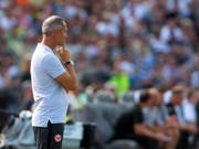 Adi Hütter in seiner neuen Umgebung rund um Eintracht Frankfurt (Bild: KEYSTONE/EPA/DANIEL MAURER)