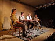 Die Mitglieder des Stadtrates hirnen, welche neue Attraktion sie in Kreuzlingen schaffen könnten. (Bild: Martina Eggenberger Lenz)