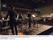 Im Luzerner Saal gelangte Stockhausens «Gruppen» für drei Orchester zur Aufführung. (Bild: Priska Ketterer/LF (Luzern, 9. September 2018))