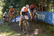 Die Silenerin Linda Indergand erreichte an der WM einen starken 13. Rang. (Bild: Roland Jauch, Lenzerheide, 8. September 2018)