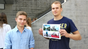 Nico (links) studiert ab Montag BWL an der HSG. (Bild: Rossella Blattmann)