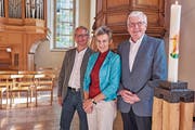 Die neuen Behördenmitglieder: Martin Breitenmoser, Sybille Blumer und Marcel Steiner (von links). (Bild: PD)
