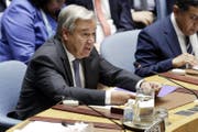 Uno-Generalsekretär António Guterres. (Archivbild: Richard Drew/AP)
