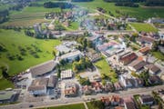 Der Arneggerbach verläuft heute grösstenteils eingedolt mitten durchs Industriequartier. (Bild: Urs Bucher (26. September 2017))