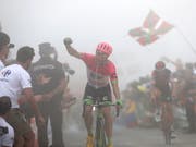   In fat mass in the Basque highlands: Canadian Michael Woods wins the 17th phase of Spain's tour (Fig: KEYSTONE / EPA EFE / MANUEL BRUQUE) 