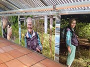 Blick in die Ausstellung von Hanspeter Schläpfer. (Bild: Reto Voneschen - 12. September 2018)