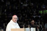 Erzbischof Carlo Maria Viganò bei einem Gottesdienst in Washington.(Bild: Gregory A. Shemitz/Reuters; 22. Januar 2015)