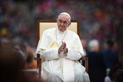 Papst Franziskus bei einem Besuch in Dublin.(Bild: Stephen McCarthy/Getty; 25. August 2018)