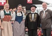 Die Besetzung von Capella Nova wechselt nach Bedarf. Im Bild zu sehen: Rita Barmettler (v.l.), Sopran; Alexandra Busch, Alt; Armin Würsch, Tenor; Patrick Oetterli, Bass. (Bild: PD)