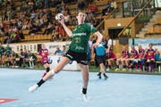Brühl (hier mit Kathryn Fudge) spielt am Samstag und Sonntag gegen den türkischen Verein Kastamonu. (Bild: Ralph Ribi (St. Gallen, 19. Mai 2018))