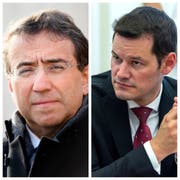 Pascal Broulis und Pierre Maudet (r.) (Bilder: Keystone)