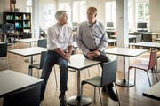 Die beiden Gründungsmitglieder Peter Fratton und Herbert Lippenberger im Gespräch im alten Zollhaus.