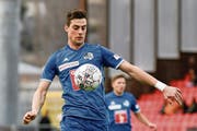 Tomi Juric trainiert nach dem gescheiterten Transfer zu Basel erstmals in dieser Saison mit dem FC Luzern. (Bild Martin Meienberger/Freshfocus (Sion, 4. März 2018))
