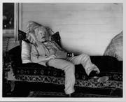 Nachdenklich. Mark Twain einmal nicht beim Schreiben, sondern in Gedanken versunken. (Bild: Getty)