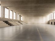 Gemäss dem Modell könnte die geplante Dreifachturnhalle Gerbe im Innern etwa so aussehen. (Bild: Visualisierung: pd)