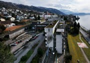 Blick auf einen Teil des Areals des ehemaligen Kantonsspitals Zug. (Bild: Stefan Kaiser)