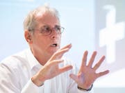 SkyWork-CEO Martin Inäbnit äusserte sich am Freitag erstmals öffentlich zum Aus seiner Airline. (Bild: KEYSTONE/ANTHONY ANEX)