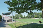Die Ruhe vor dem Cupspiel: Auf dem Sportplatz Brühl erwartet der FC Muri am Sonntag mindestens 2500 Zuschauer. (Bild: Eddy Schambron/AZ)