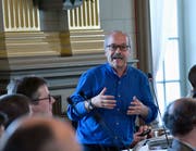 Peter Hartmann in der Kantonsratssession im April 2018. (Bild: Regina Kühne)