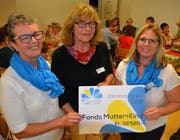 Präsidentin Katrin Schlaginhaufen, Ruth Dütsch, ehemalige Präsidentin, und Fabienne Maly, Sektion Dozwil-Kesswil-Uttwil. (Bild: Margrith Pfister-Kübler)
