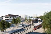 Grünes Licht für das Bahnhofprojekt in Herisau - es kann mit hoher Priorität vorangetrieben werden. (Bild: PD)