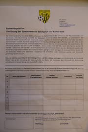 Die Petition können alle Altdorfer Stimmberechtigte unterschreiben. (Bild: Philipp Zurfluh)
