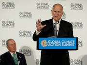 «Wir starten unseren eigenen verdammten Satelliten»: der Gouverneur des US-Bundesstaats Kalifornien, Jerry Brown. (Bild: KEYSTONE/AP/ERIC RISBERG)