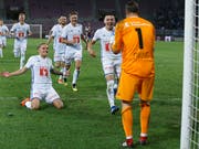 David Zibung sei Dank: Luzern übersteht die Cup-Hürde Servette (Bild: KEYSTONE/SALVATORE DI NOLFI)