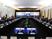 Die Handelsminister der 20 wichtigsten Industrie- und Schwellenländern trafen sich im argentinischen Mar del Plata. (Bild: KEYSTONE/EPA G20/G20 HANDOUT)