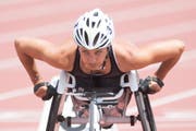 Manuela Schär gewann den Berlin Marathon in neuer Rekordzeit. (Bild: Urs Flüeler/Keystone (Nottwil, 2. Juni 2017))