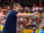 Thuns Trainer Martin Rubin ist in der Champions League gefordert (Bild: KEYSTONE/MELANIE DUCHENE)