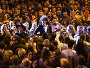 60 Gruppen - hier die Bieler Popband Pegasus - spielten während dreier Tage auf zehn Bühnen. (Bild: Label Suisse Festival)