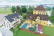 Teile der historischen Gebäude sind denkmalgeschützt. Der Kanton Thurgau machte beim Projekt Auflagen. (Bild: PD)