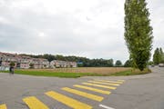 Die noch unbebaute Parzelle an der Ecke Sonnenhof-/Schaffhauerstrasse. (Bild: Donato Caspari)