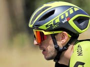 Simon Yates vom Team Mitchelton-Scott - der neue Leader Vuelta (Bild: KEYSTONE/EPA EFE/MANUEL BRUQUE)