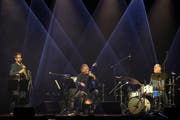 Emile Parisien, Jean-Paul Celea, Wolfgang Reisinger. (Bild: Jazz Festival Willisau, 1. September 2018)