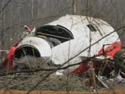   In the aircraft crash in Russia in 2010, 96 people were killed, including Poland's former president Lech Kaczynski and his wife. They wanted to commemorate the 70th anniversary of the Katyn massacre near Smolensk. (Photo: Keystone / EPA / SERGEI CHIRIKOV) 