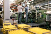 Ergattert Rang 3 in der Kategorie Grossunternehmen: die SFS Group mit Hauptsitz in Heerbrugg. (Bild: Keystone/Christian Beutler)